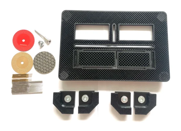 SET - Geberit Sigma Side Button flush button, Magnet Installation including cutout template - Image 2