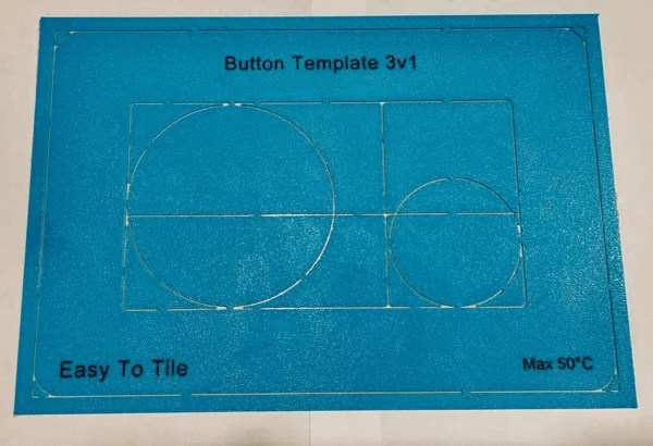 Hidden wc Geberit Delta Flush Button Round Edge templ. 3 in 1 for CutOut Button - Image 6