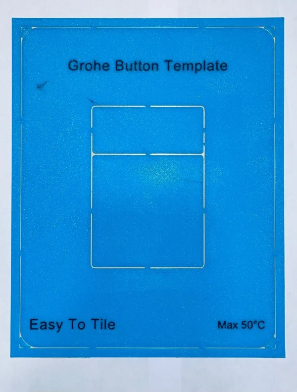 Grohe WC Flush Button Template for CutOut type 1