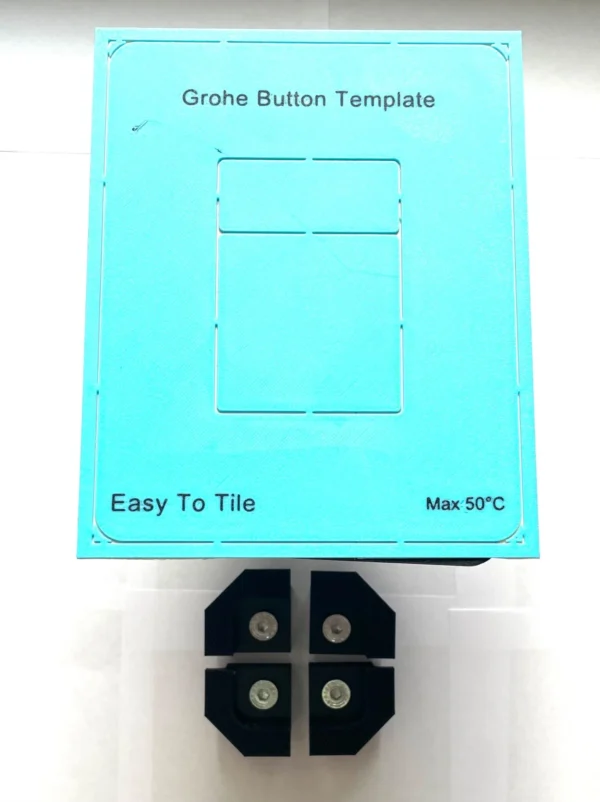 Alca / Plast, Magnet Instalation flush Button icl template for cutout 3in1 - Image 2