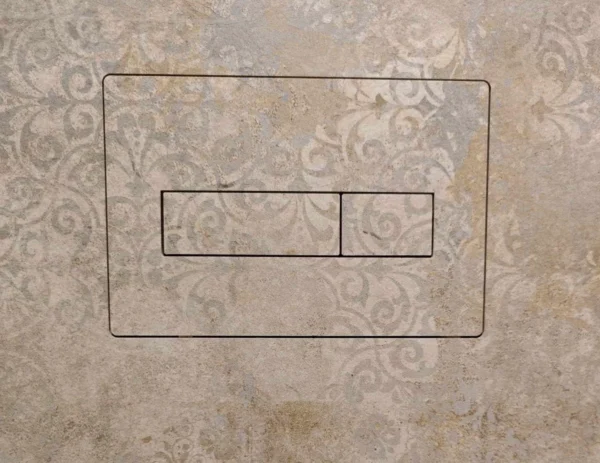 Geberit Sigma, Magnet Instalation flush Button icl template for cutout 3in1 - Image 3